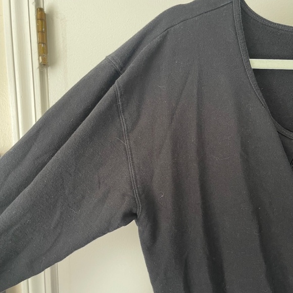 Aerie Fleece Wide Leg Button Down Jumpsuit - Picture 6 of 12